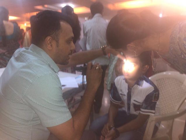 DOVS Eye Camp for Swami Narayan Mandir